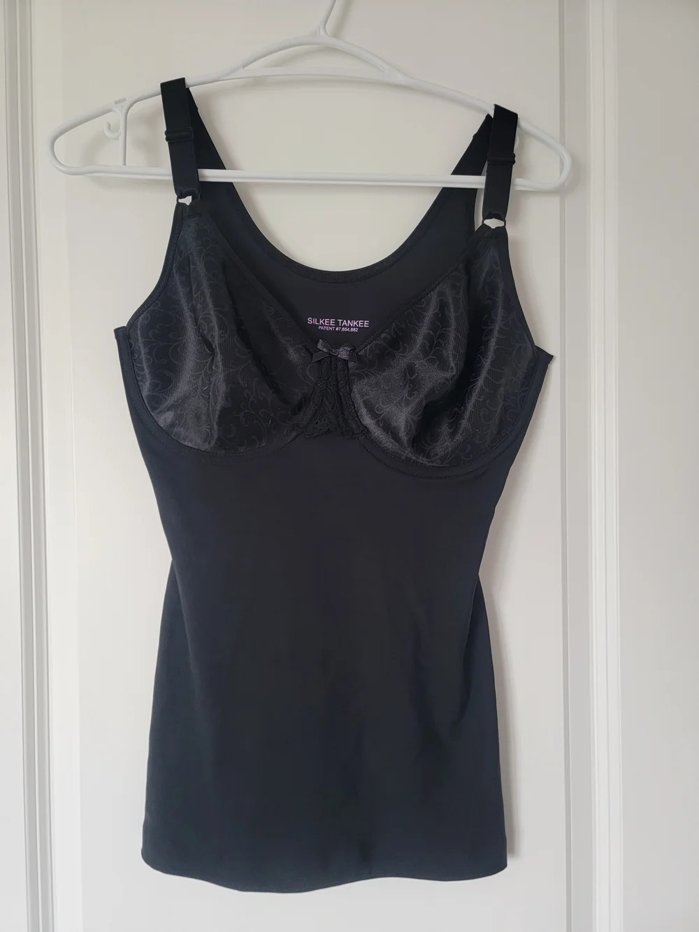 Shapeez Tankee Black Shaping Tank with Built-In Bra NWOT - Picture 2 of 5